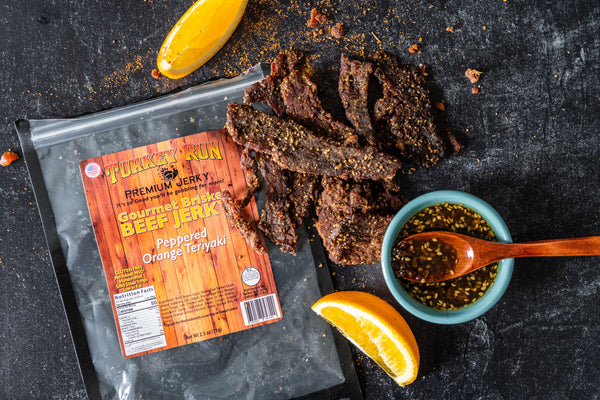Peppered Orange Teriyaki Beef Jerky