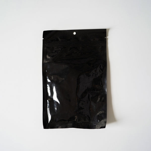 Photo of the backside of Beef jerky packaging.