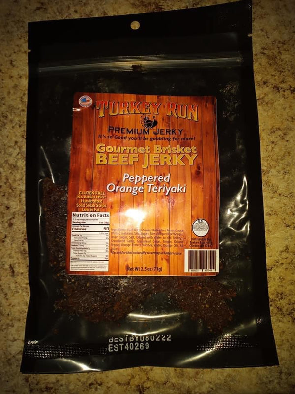 Peppered Orange Teriyaki Beef Jerky